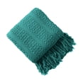 thumbnail image 3 of Matoen12 Throw Blanket Textured Solid Soft Sofa Couch Decorative Knitted Blanket, 50x59.8 Inch, 3 of 4