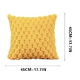 thumbnail image 2 of Bdday Throw Pillow Cover Weaving Snowflake Velvet Solid Color Pillow Office Sofa Lumbar Support Pillow Bedside Support Pillowcase Cushion Square Pillow Covers, 2 of 7