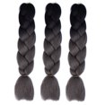 thumbnail image 1 of EGNMCR Perruques Cheveux Humains 1 Pce Nouvelle Mode Femmes Dégradé Longue Tresse Ondulée Perruques de Fête L Perruque, 1 of 1