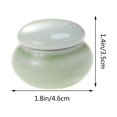 thumbnail image 4 of Mini Ceramics Cream Rouge Storage Tank Portable Travel Makeup Sealed Bottle - 4.6X2.7X3.5CM (Green), 4 of 8