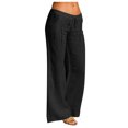 thumbnail image 3 of Yuyuzo Combinaison Courte d'Été Sans Manches pour Femme, Lin, Bretelles Spaghetti, Boho Plage, Ajustable,, 3 of 7