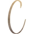 thumbnail image 1 of Unpainted Wood Letter C Craft, Paintable 4'' Tall Wood Alphabet Letter, DIY Nicholia Script Font, 1 of 3