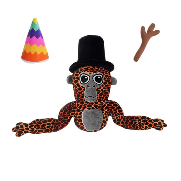 50 % de Rabais! Gorilla Tag Plush, Mignon Singe en Peluche Gorilla Tag, Jouets en Peluche Gorilla Tag pour Cadeaux de Fête à Thème d'Anniversaire pour Enfants