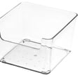 thumbnail image 1 of Drawer Storage Divid Box Transparent Plastic Tray, Stackable Storage Organizer for Bedroom Bathroom Office Use, 1 of 5