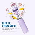 thumbnail image 4 of Cirkul 26oz StrawSip™ Flip Bottle, Daydream (Lilac), 4 of 7