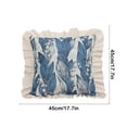 thumbnail image 3 of EGNMCR Pillows, Body Pillow, Throw Pillows, Neck Pillow Wind Bells Flower Pillow Cover Ruffled Pillow Cover Sofa Pillow Cover Living Room Cushion Cover Holiday Gift Polyester pillowcase, 3 of 6
