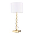 thumbnail image 2 of Elégant Decor TL3027BR Erte 1 Lampe de Table en Laiton Léger, 2 of 4