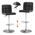 thumbnail image 2 of Hometrends Quilted Swivel Bar Stool, 2 of 9