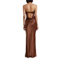 thumbnail image 2 of Faithtur Nouvelle Mode Femmes Sans Manches Robe Sans Manches Couleur Unie Bustier Élégant une Seule Pièce, Robe de Banquet de Mariage Cocktail, 2 of 7