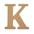 thumbnail image 1 of Plaid Unfinished Wood 5" Letter, K, 1 of 7