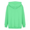 thumbnail image 4 of Penkiiy Mode Décontractée pour Femmes Impression de la Saint-Valentin Hauts à Manches Longues Chandails en Molleton TG Vert, 4 of 5