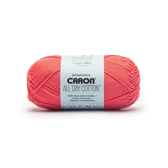 Caron® All Day Cotton™ #4 Moyen Coton Fil, 3.5oz/100g 173 Yards