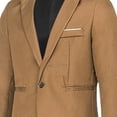 thumbnail image 5 of TIMIFIS Mens Suits 2 Piece Slim Fit Casual One Button Solid Suits for Mens Business Wedding Party Jacket Blazer & Pants SetFall, 5 of 5