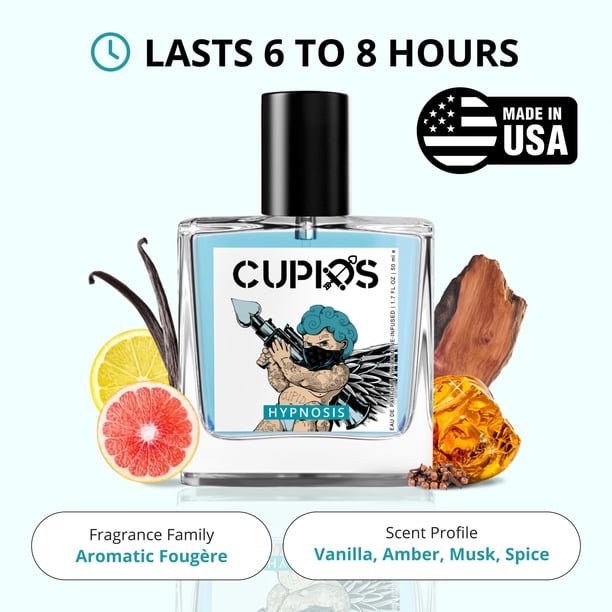 Cupids Original EDP Hypnosis 2.0 Pheromone-Infused Cologne for Men