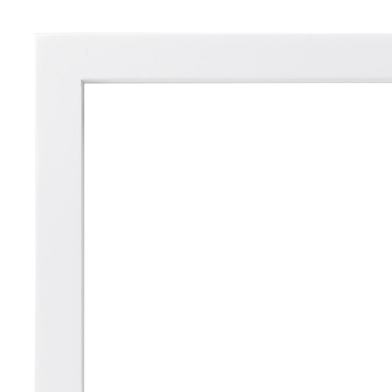 Cadre photo blanc galerie DesignOvation 12,7 cm x 17,8 cm avec passe-partout de 8,9 cm x 12,7 cm