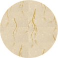 thumbnail image 1 of Ahgly Company Tapis d'Intérieur Ronds Lavables à la Machine, Style Transitionnel, Pêche Beige, Tapis de Zone, 3 Pieds Rond, 1 of 7