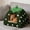 Green#12805, variant on Small Animal Hideout Bed for Guinea Pigs and Pygmy Rabbits, Removable Washable Fleece Cover, High-Density Foam Cushion, 25x25x30 cm, Warm Cozy Shelter