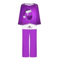thumbnail image 4 of Pisexur Pyjamas de Noël pour Femmes Ensemble Deux Pièces Tendance Vacances Verres à Vin Rouge Imprimé Pjs Décontractés Manches Longues Col Rond Hauts Pantalons de Pyjama Vêtements de Nuit, 4 of 4