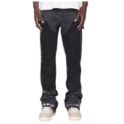 Ketyyh-chn99 Mens Fleece Lined Jeans Straight Wide Leg Jean Pants Men's Jeans Fl Jeans Fashion Denim Pants With Pockets Casual Pants Size for S,GY1