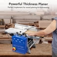 thumbnail image 2 of BeesClover Benchtop Planer,1250w Thickness Planer 13" Width Worktable Benchtop Planer with Low Noise for Hard & Soft Wood Material,8000 RPM, 2 of 9