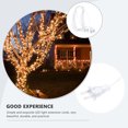 thumbnail image 4 of 2 Pcs Cordons d'Extension Transparents Cordon d'Extension Invisible Lumière de Noël Extension pour Intérieur Extérieur avec Fiche US, 4 of 9