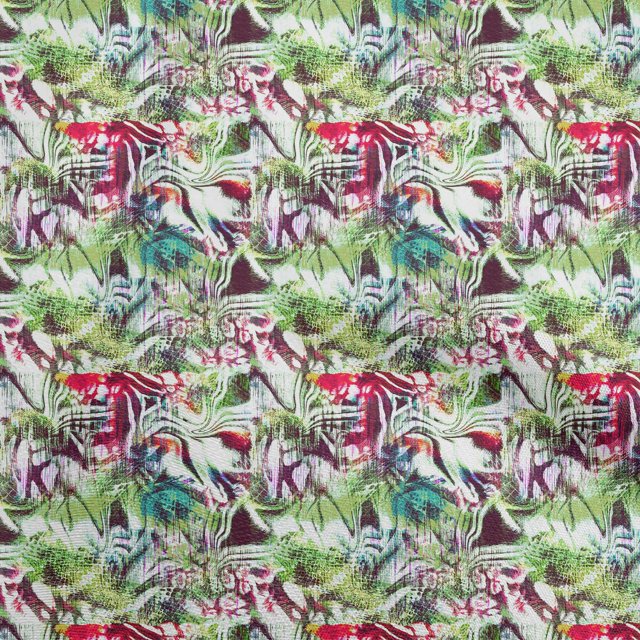Tissu Vert Clair pour Couture Imprimé 56 Pouces de Large