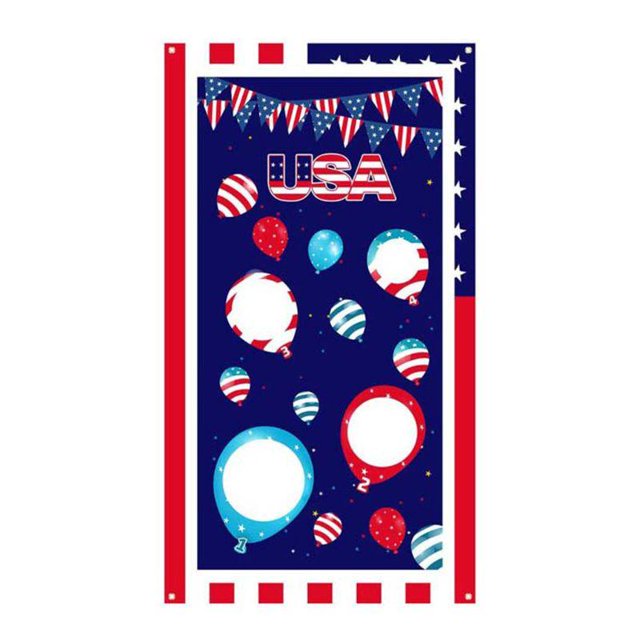 Techinal Bannière d'Halloween Pumpkin Clown Ghost Sac de Sable Jeu Drapeau Mural Jouets