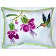 thumbnail image 1 of Betsy Drake HJ940 Purple Hummingbird Large Indoor & Outdoor Pillow 16 x 20, 1 of 1