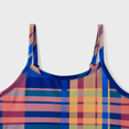 thumbnail image 3 of PatPat Family Matching Sets Preppy Style Plaid Panel Tee or Ruched Design Drawstring Side Bodycon Strap Dress, 3 of 5