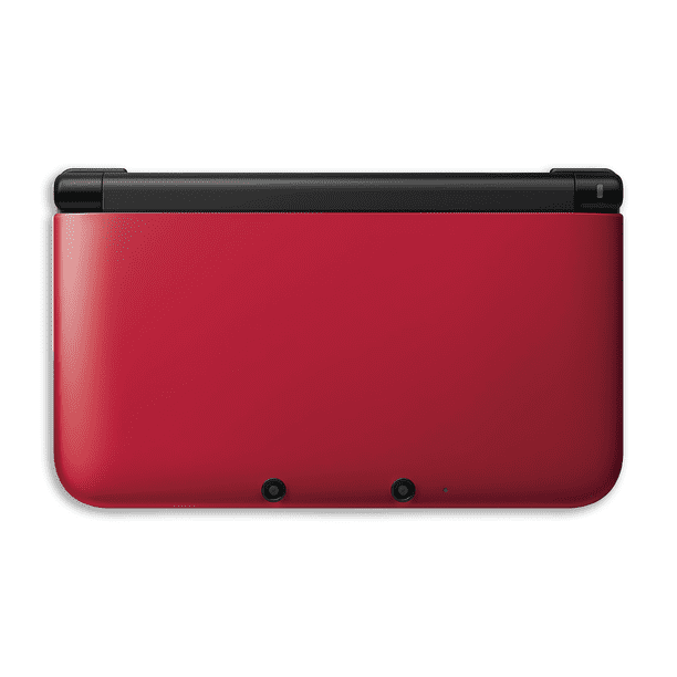 Nintendo - 3DS XL/LL Game Console with Retrofam 16GB Card - Red