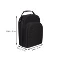 thumbnail image 2 of Baseball Hat Case Baseball Caps Carrier Case Travel Hat Case Hat Protective Box Black, 2 of 6