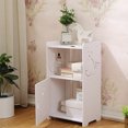 thumbnail image 5 of RKSTN Table de Chevet en PVC Décor Tables de Nuit Meubles Tables d'Appoint Table de Nuit Armoire d'Angle Table d'Appoint de Chambre Petites Tables d'Extrémité pour Chambre, 5 of 5