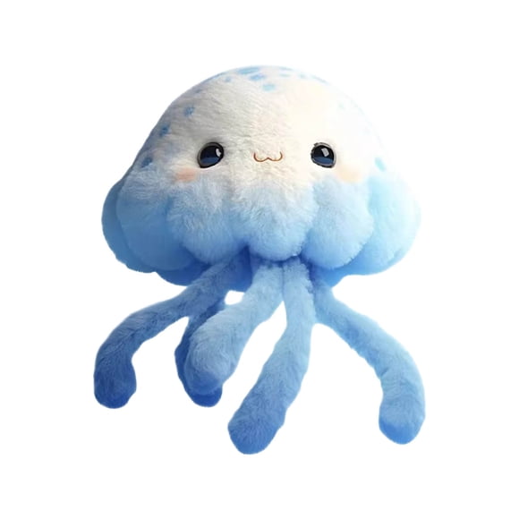 Ocean Jellyfish Plush Pendant Toy Super Soft Material Unique Home Decor Hanging Ornament For Kids Room