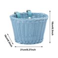thumbnail image 2 of Rack Storage and DecorFront Handwoven Bike Handlebar Organizer for Living Room Bedroom and Entryway, 2 of 5