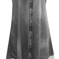 thumbnail image 4 of zanvin Robes d'Été pour Femmes Hauts pour Femmes Manches Courtes Fente Latérale T-Shirt Décontracté Robe Courte de Fête WH/L, 4 of 4