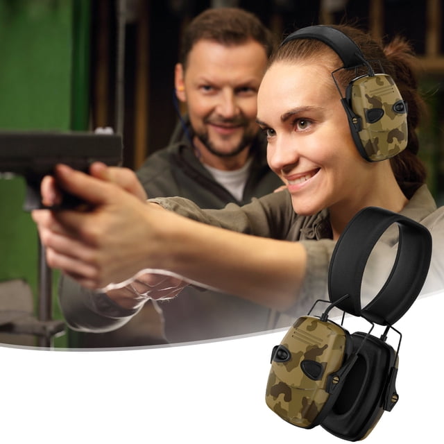 CEHVOMTwsEarbud Bluetooth, Casque d'Écoute Bluetooth pour Adultes, Écouteurs à Réduction de Bruit, Protection Auditive de Prise de Vue, Cache-Oreilles Réduction Active du Bruit Protection Auditive Amplification