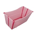 thumbnail image 1 of Soaking Standing Bath Tub, Collapsible Bathtub Large Sized  for Household Pink, 1 of 7
