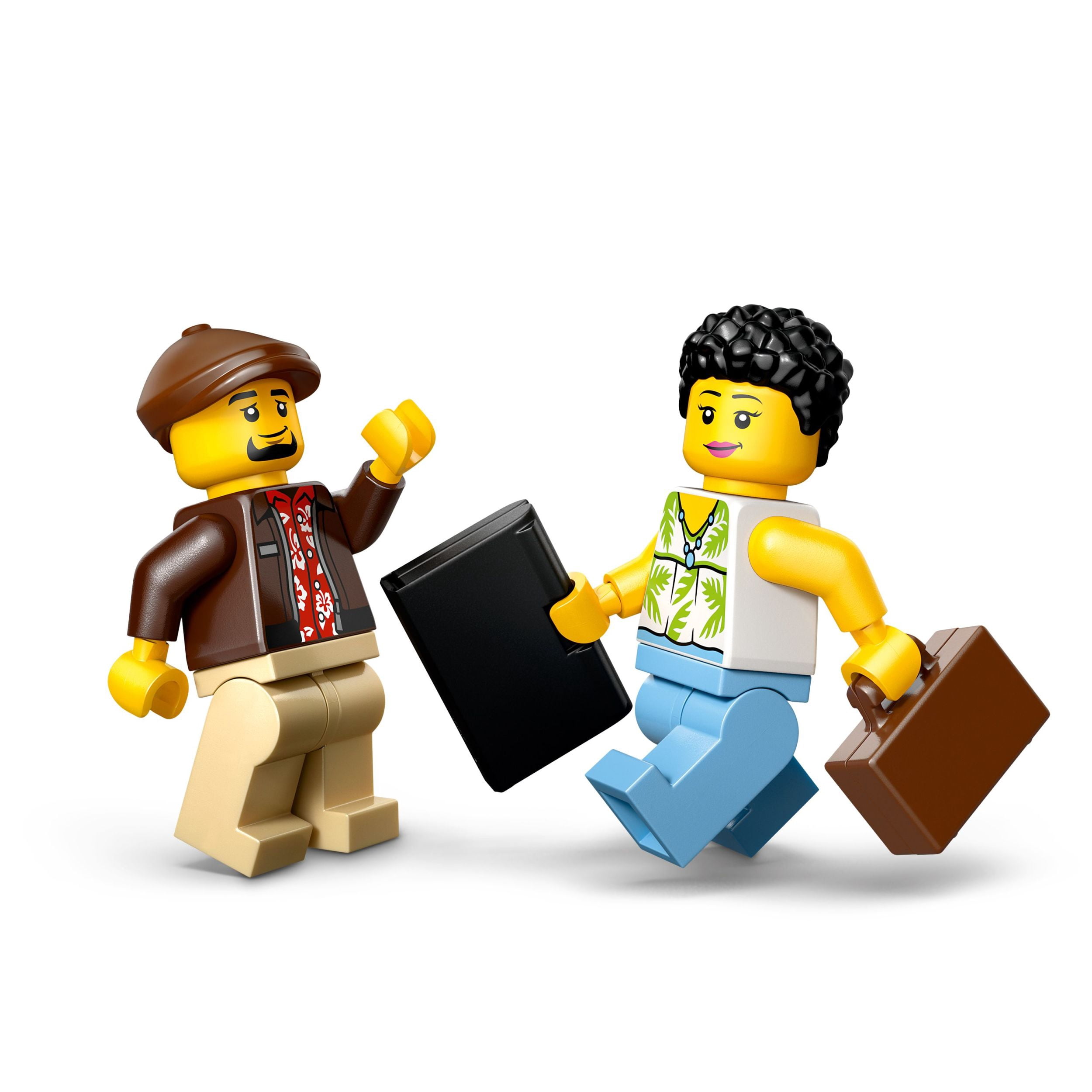 LEGO City Le taxi jaune – Ensemble de construction avec 2 figurines – 60487