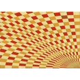 thumbnail image 1 of Ahgly Company Machine Washable Indoor Rectangle Transitional Orange Red Orange Area Rugs, 7' x 9', 1 of 7