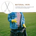 thumbnail image 2 of Shisuyan Trash Pickup Grabber Trash Picking Clip Iron 1Set 17.1X4.3X0.7In, 2 of 8
