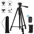 thumbnail image 2 of Extendable Height Tripod Stand for Phone & Camera, Aluminum Alloy, 360° Adjustable Angles for Versatile Usage, 2 of 5