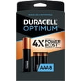 thumbnail image 1 of Duracell Piles Alcalines Optimum AAA, Longue durée (Paquet de 8), 1 of 7