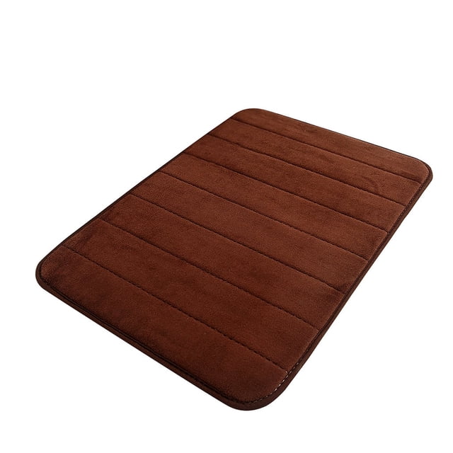 Fesfesfes Foam Bath Mat Absorbent Shower Rug Quickly Dry Technology Bathroom Bedroom Floor Decor Comfortable Underfoot Bathroom Bedroom Floor Shower Rug Decor