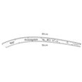 thumbnail image 2 of Langgg Sewing French Curve Ruler Fashion Design for fabric curve ruler for pattern measuring tool Fashion Pattern Making Thin Waist Hip, 2 of 9