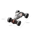 thumbnail image 3 of SIYTUAU Handle Gesture Dual Control Stunt Remote Control Car With Lights White Abs Plastic Toy For Kids Rc Car White, 3 of 9