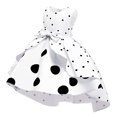 thumbnail image 2 of Liquidation d'Économies d'Hiver! PEZHADA Robe d'Hiver pour Fillette Tout-Petit, Style Explosion Vêtements pour Enfants Robe pour Filles à Pois Rétro Robe de Princesse pour Enfants Robe de Performance de Noël Blanche 5-6 Ans, 2 of 6