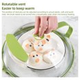thumbnail image 4 of Microwave Splatter Cover for Food - Clear Microwave Splash Guard, 4 of 8