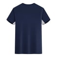 thumbnail image 4 of Styesk T Shirts for Man Solid-Color Casual Elastic Sports Short Sleeved Round-Neck Blouses, 4 of 6
