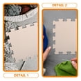 thumbnail image 2 of 6Pcs Solid Color Floor Mats Foam Floor Tiles Floor Mat Puzzle Playing Floor Pad Foam Mat, 2 of 8