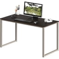 thumbnail image 4 of Bureau d'Ordinateur de Bureau de Qualité Commerciale x cm Argent avec Dessus Espresso, 4 of 6